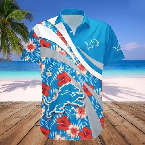 Detroit Lions Hawaii Shirt Hibiscus Sport Style – NFL