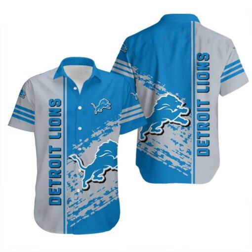 Detroit Lions Hawaiian Shirt Quarter Style – NFL