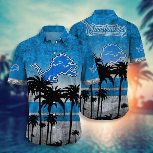 Detroit Lions NFL-Hawaii Shirt Short Style Hot Trending Summer Collection Trendy Aloha