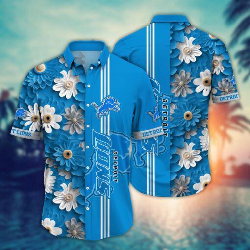 Detroit Lions NFL Hawaiian Shirt Balmy Aloha Shirt