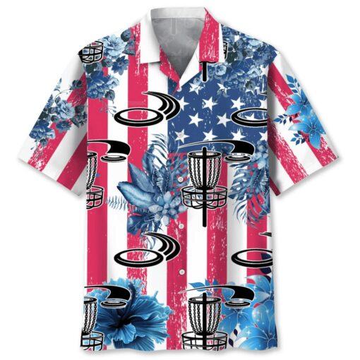 Disc Golf Usa Nature Trendy Hawaiian Shirt