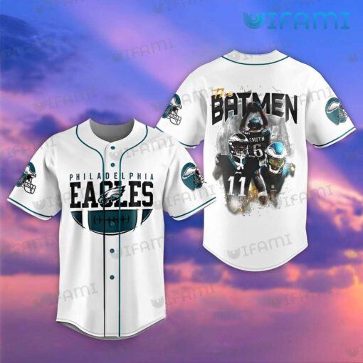 Eagles Baseball Jersey Batmen Brown Smith Watkins Philadelphia Eagles Gift