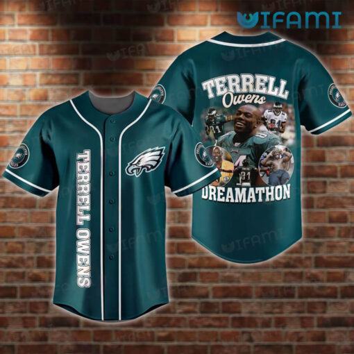 Eagles Baseball Jersey Terrell Owens Dreamathon Philadelphia Eagles Gift