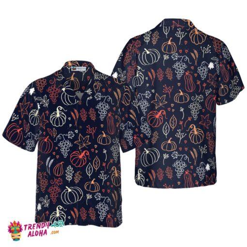 Elegant Thanksgiving Hawaiian Shirt