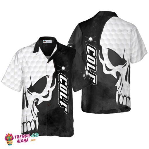 Golf And Skull Hawaiian Shirt