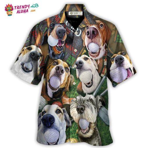 Golf Beach Sports Dog Beach Golf Hawaiian Shirt – Trendy Aloha