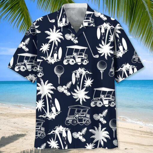 Golf Black Trendy Hawaiian Shirt For Men, Golf Life Shirt, Golf Player Gifts