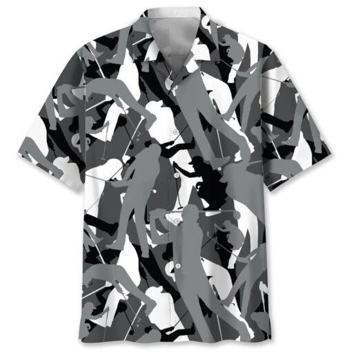 Golf Camo Pattern Hawaii Shirt