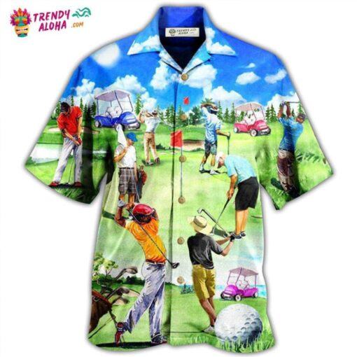 Golf Eat Sleep Golf Repeat Hawaiian Shirt – Trendy Aloha