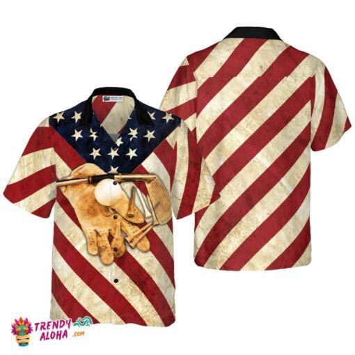 Golf Flag Vintage Hawaiian Shirt