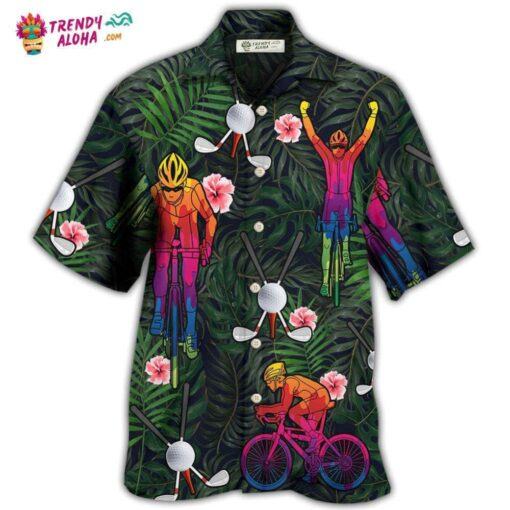 Golf I Like Golf And Cycling Hawaiian Shirt – Trendy Aloha