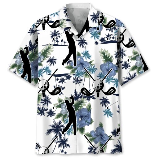 Golf White Nature Hawaii Shirt
