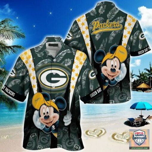 Green Bay Packers nfl mickey mouse Hawaiian Shirt custom for fan