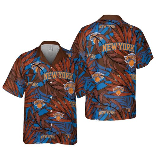 Hawaiian Shirt Showcasing the New York Knicks