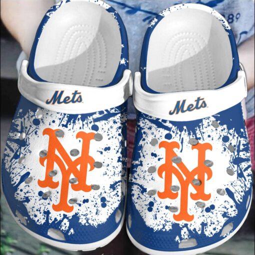 Hot Mlb Team New York Mets Crocs Clog Shoesshoes