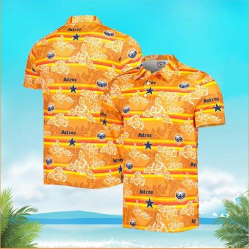 Houston Astros Reyn Spooner Orange Cooperstown Hawaiian Shirt, Houston Astros Hawaiian Shirt