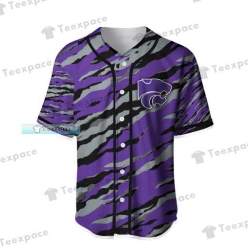 Kansas State Wildcats Camoflage Baseball Jersey