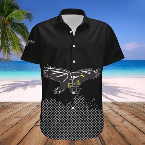 Liu Brooklyn Blackbirds Hawaii Shirt Basketball Net Grunge Pattern – NCAA