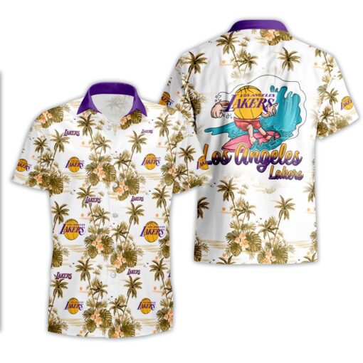 Los Angeles Lakers Vibrant Hawaiian Shirt Exclusive
