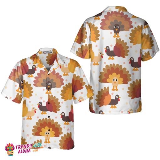 Lots Of Turkeys Thanksgiving Hawaiian Shirt, Thanksgiving Gobble Shirt, Gift For Thanksgiving Day