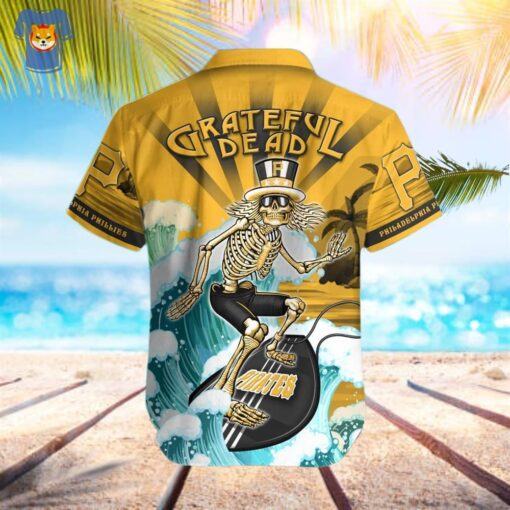 MLB Pittsburgh Pirates Grateful Dead Hawaiian Shirt