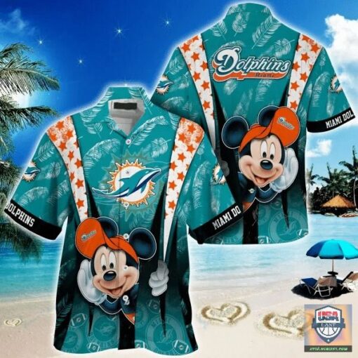 Miami Dolphins nfl mickey mouse Hawaiian Shirt custom for fan