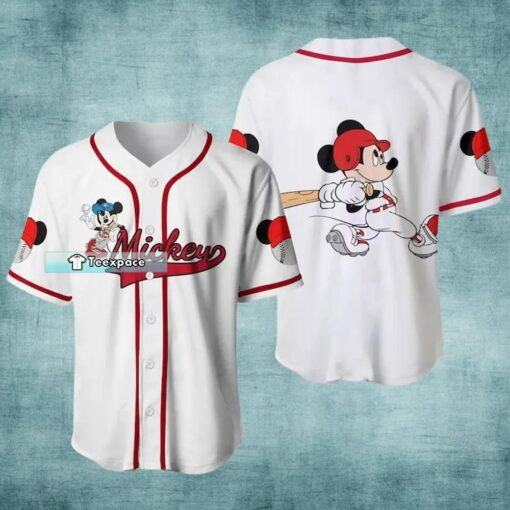 Mickey Mouse Baseball Jersey Gift For Baseball Lovers