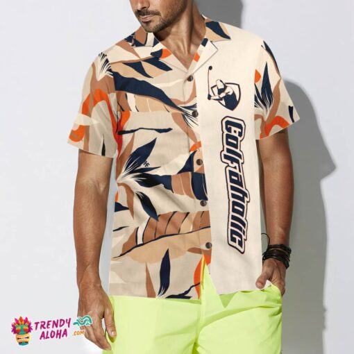 Modern Exotic Jungle Golfaholic Hawaiian Shirt