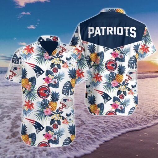 NFL New England Patriots aloha Hawaiian 3D Shirt for fans