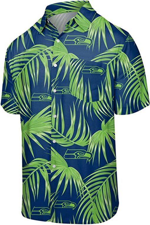 NFL seahawks Floral Aloha Tropical hawaiian Shirt