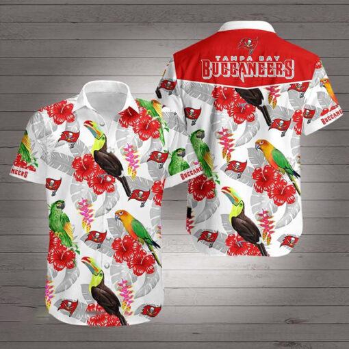 NFL tampa bay buccaneers hawaiian 3d shirt for fans