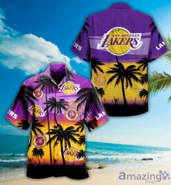 Nba-Los-Angeles-Lakers-Purple-Golden-Palm-Beach-Trendy-Hawaiian-Shirt-Aloha-Shirt