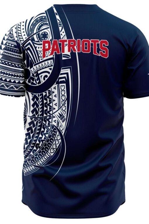 New England Patriots Baseball Jersey