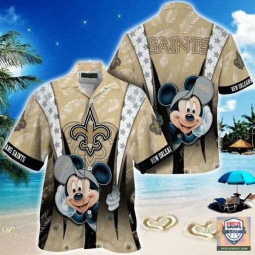 New Orleans Saints nfl mickey mouse Hawaiian Shirt custom for fan