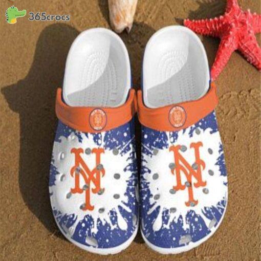 New York Mets Band Comfortable For Mens And Womens Classic Water New York Mets Crocs Clog Shoes