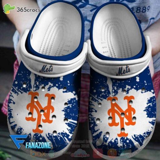 New York Mets MLB Basketball Comfort Footwear Crocs Clog Style