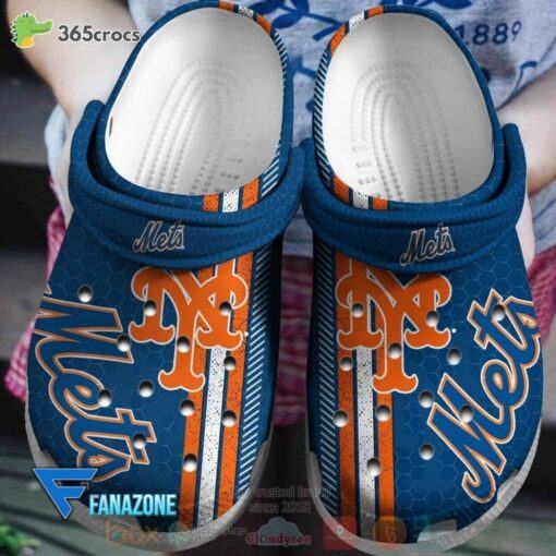 New York Mets MLB Sport Kids Comfort Crocs Clogs Footwear Shoes Design