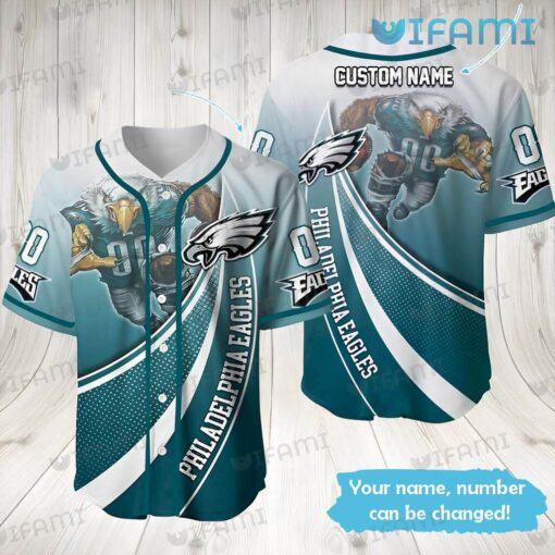 Personalized Eagles Baseball Jersey Mascot Philadelphia Eagles Gift