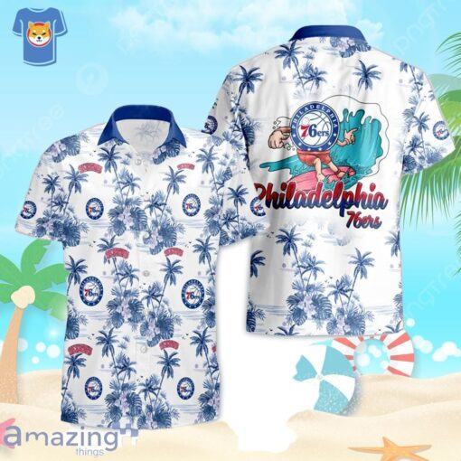 Philadelphia 76Ers National Basketball Hawaiian Shirt Association