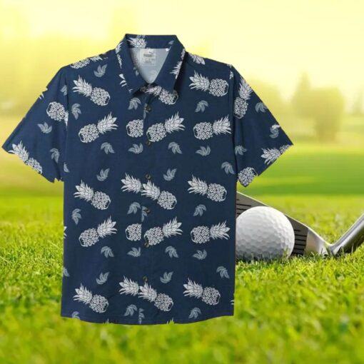 Rickie Fowler Pineapple Golf Style Hawaiian Shirt