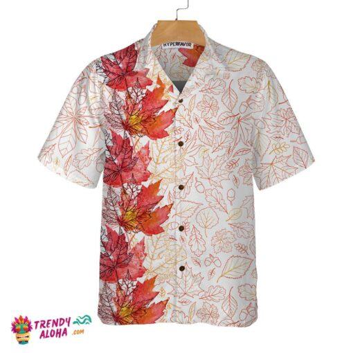 Thanksgiving Hello Autumn Hawaiian Shirt, Fall Vibe Thanksgiving Shirt, Best Gift For Thanksgiving Day