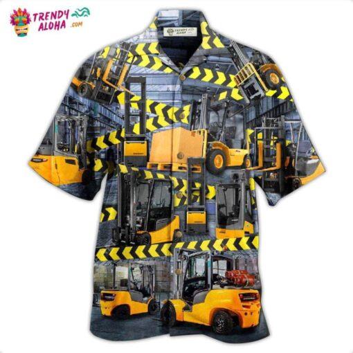 Truck Be Careful For Yellow Klift Trucks Are Coming Here Hawaiian Shirt – Trendy Aloha