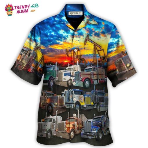 Truck Monster Classic Beautiful Sunset Hawaiian Shirt – Trendy Aloha