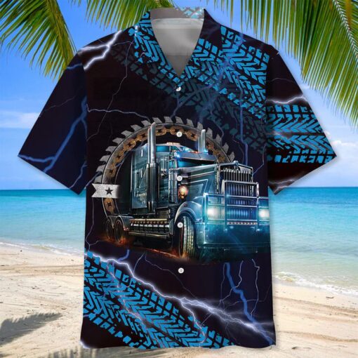 Trucker Light Trendy Hawaiian Shirt, Gift For Trucker