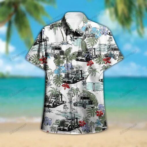 Trucks Hawaii Shirt, Summer Aloha Shirt, Gift For Summer