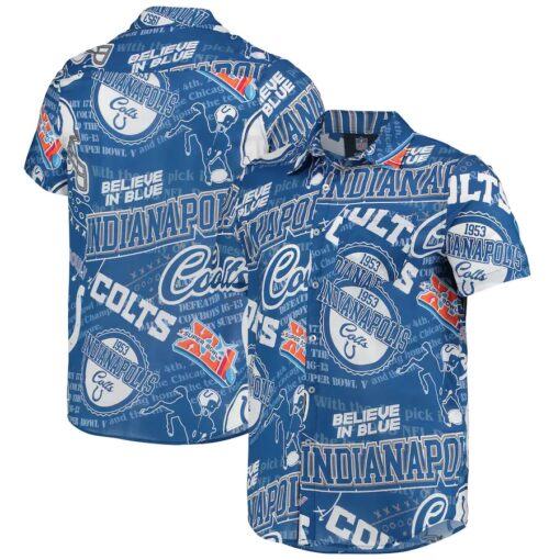 nfl indianapolis super powl XLI beleve in blue shirt