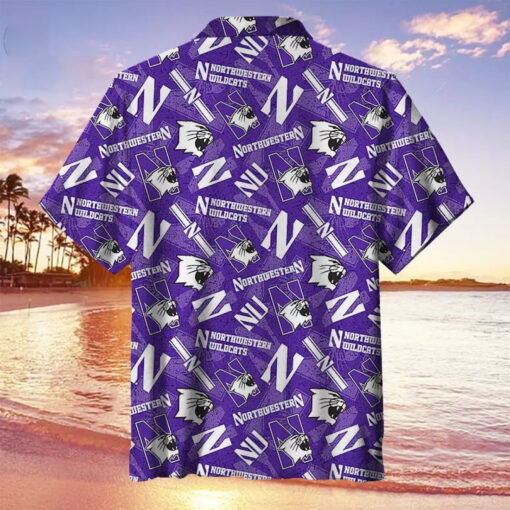 team football Northwestern Wildcats Hawaiian Shirt