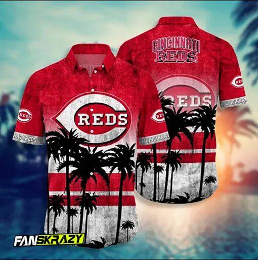 Cincinnati Reds MLB Hawaii Shirt Hot Trending Summer, Hawaii State Shirt, Hawaii Shirt for Beach, MLB Hawaiian Shirt