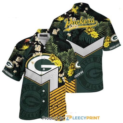 Green Bay Packers Hawaiian Shirt Football Beach This Summer For Big Fans