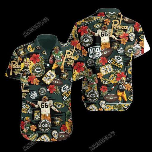 Green Bay Packers Hawaiian Shirt NFL Tropical Aloha For Real Fans